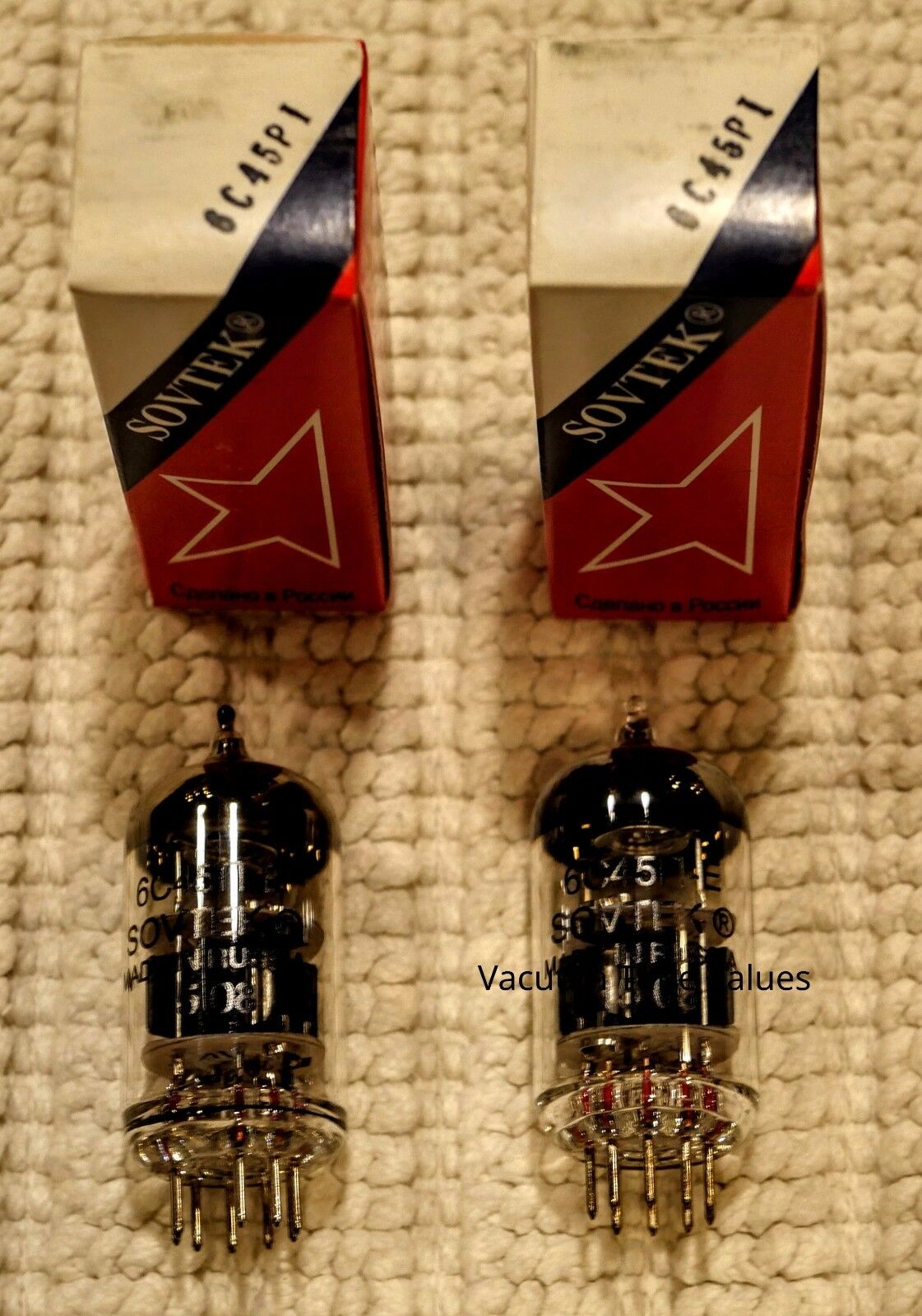 Sovtek 6C45 6C45Pi PAIR TUBES - Vacuum Tube Values