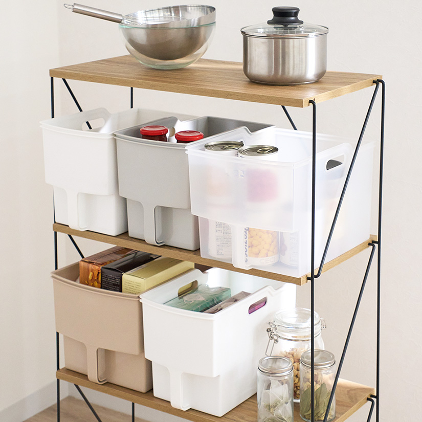 キッチン収納ケース ハンディストッカー スリム 6個セット 吊り戸棚