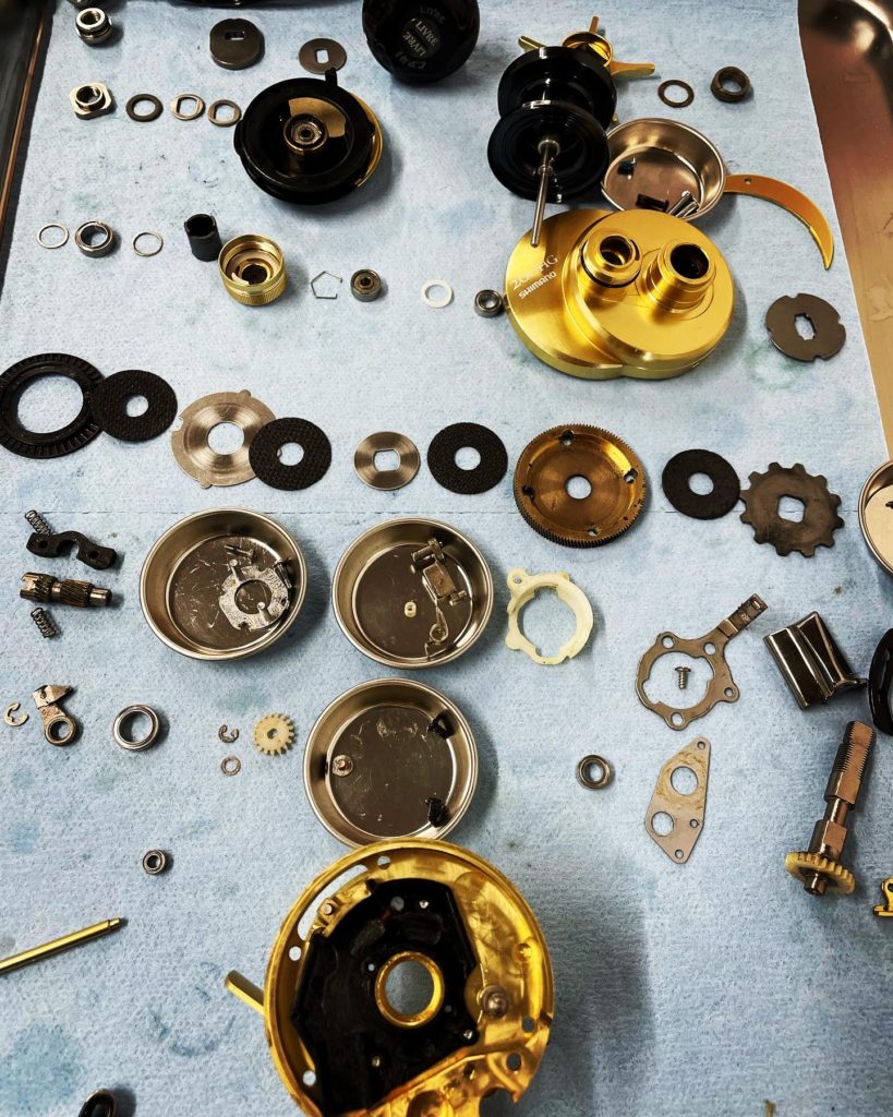 シマノ 14オシアコンクエスト 200HG オーバーホール 分解すると不良