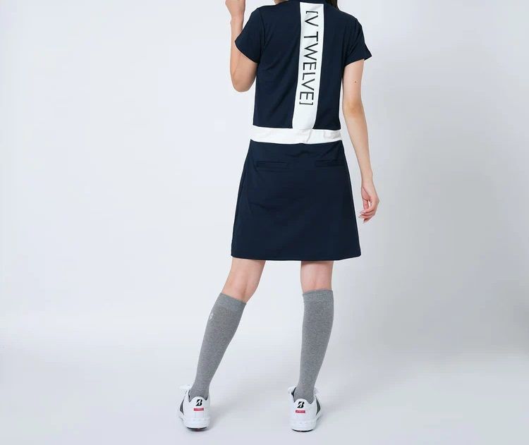 V12 - VERTICAL ONE-PIECE | ワンピース | ネイビー | レディース