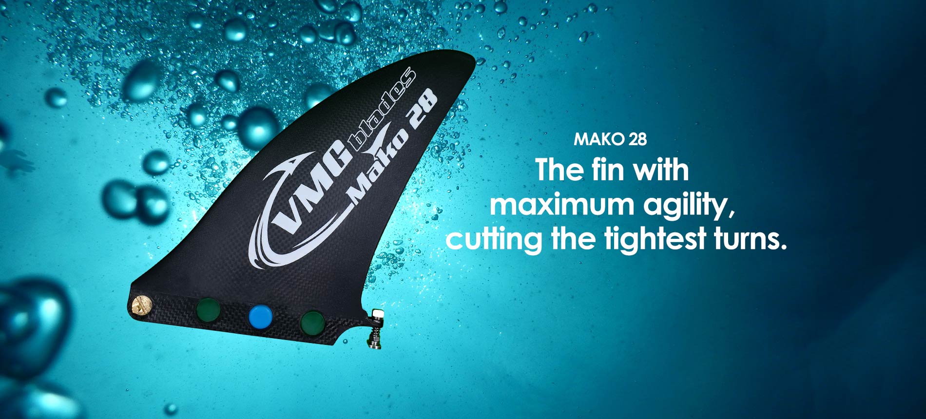 SUP Racing Fins by VMG blades - Custom Carbon Design