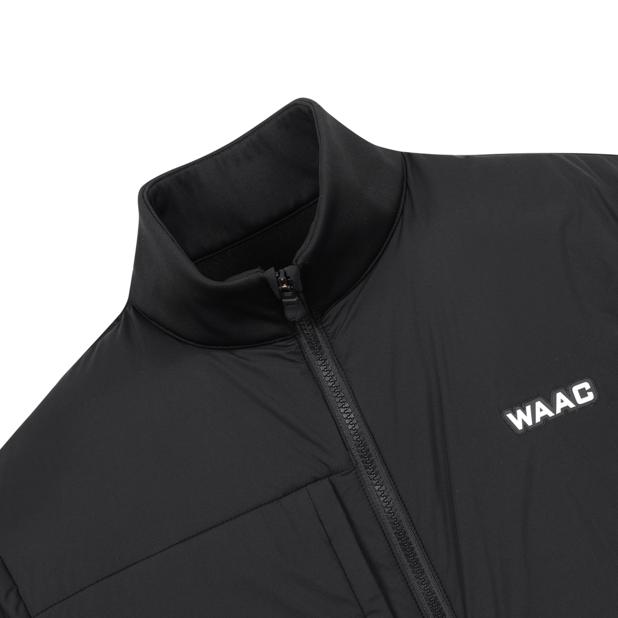 MEN ハイブリッドフルジップブルゾン ブラック