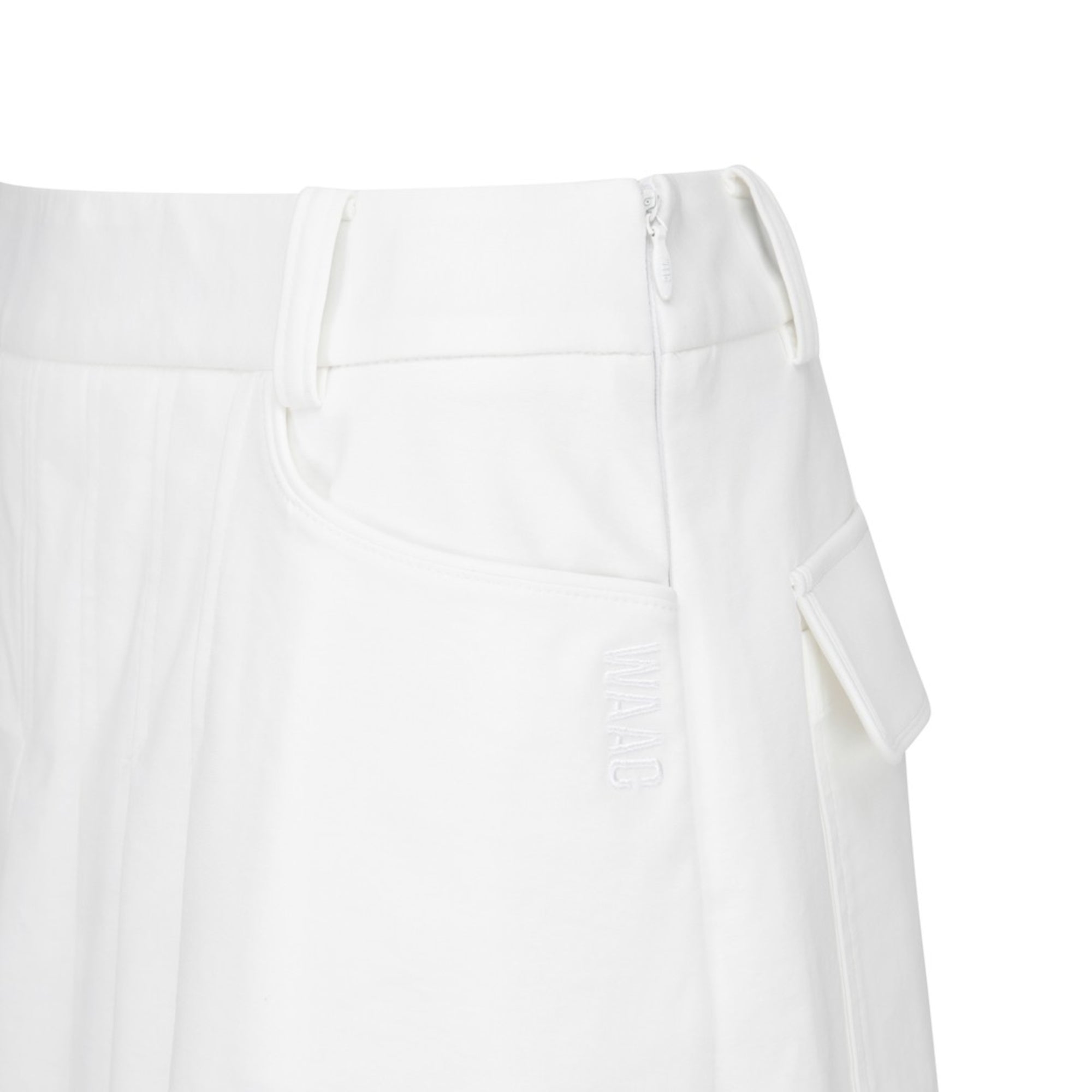 WOMEN プリーツスカート ホワイト