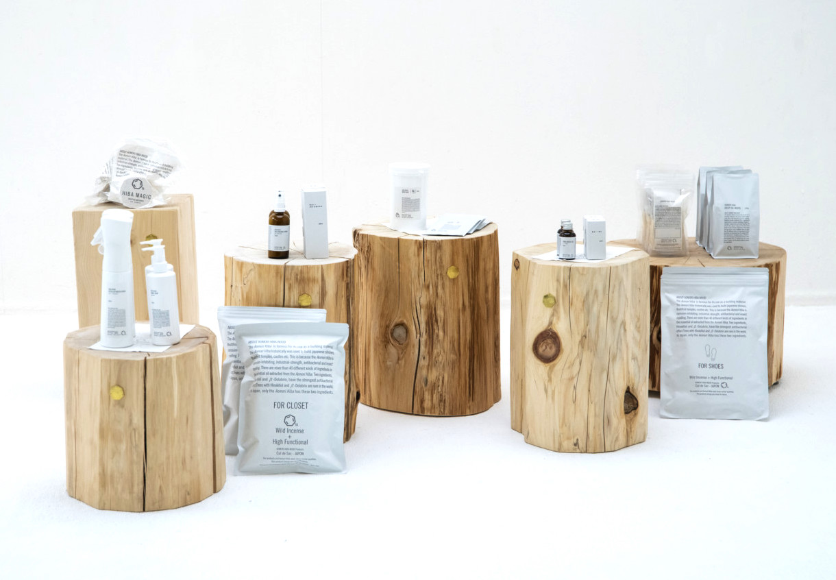 外でも使いたい、青森ヒバから生まれた上質インテリアギア。天然素材