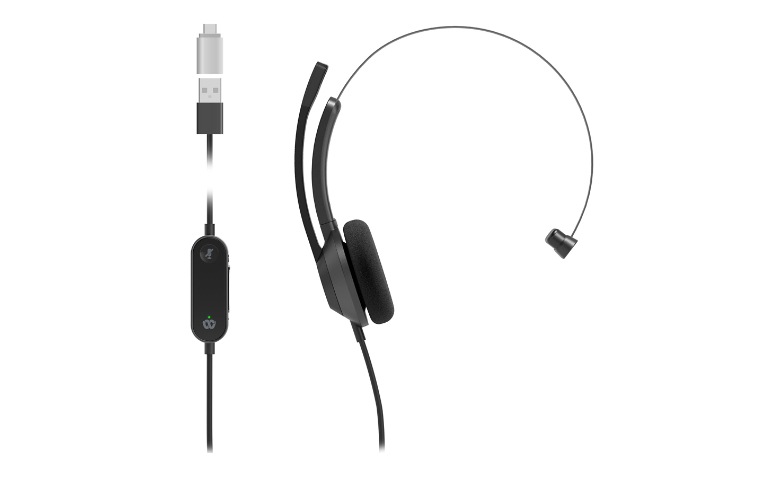 Cisco Headset 321 - headset - HS-W-321-C-USBC - Wired Headsets