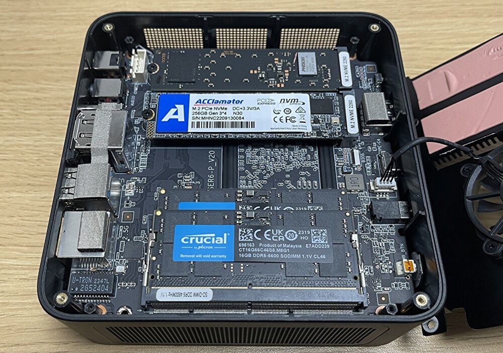 Beelink SER6 レビュー、実機の使用感。Ryzen 9 6900HXにより快適動作