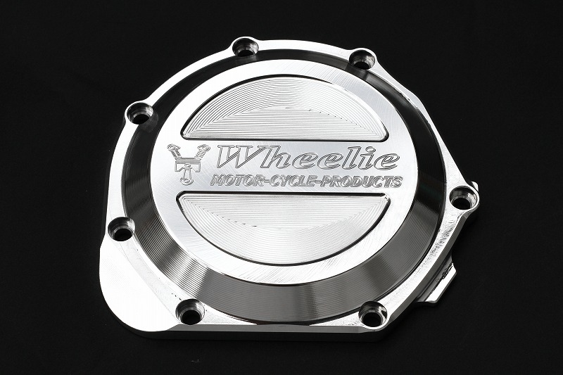 カワサキ水冷系パルサーカバー 従来品 （バフ、シルバーアルマイト