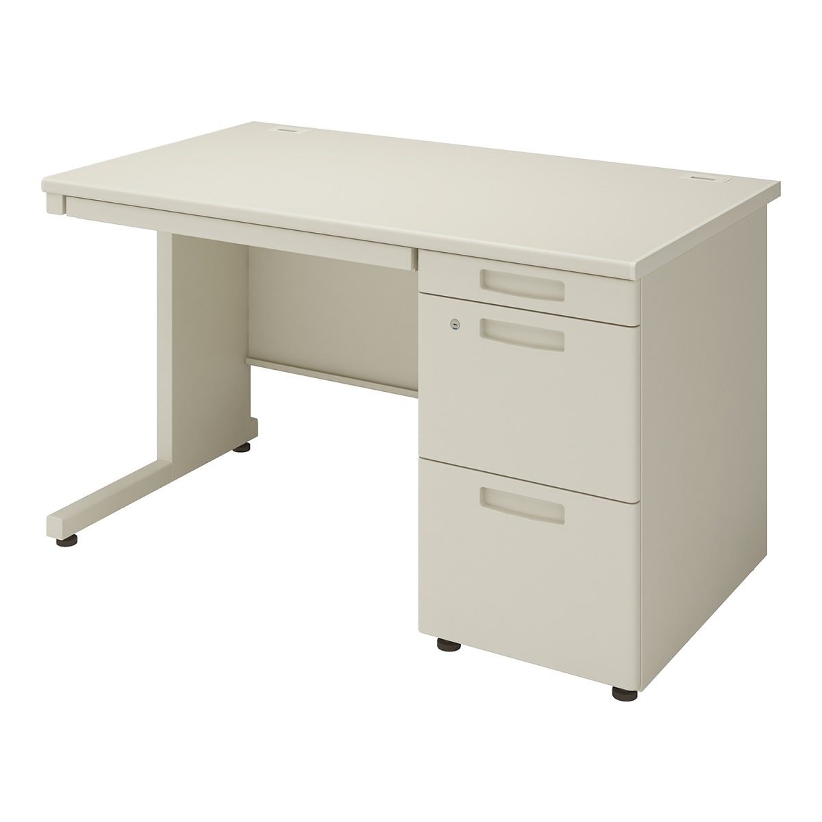 INVENT インベント／片袖机／W1200×D700／天板ラスティックミディアム