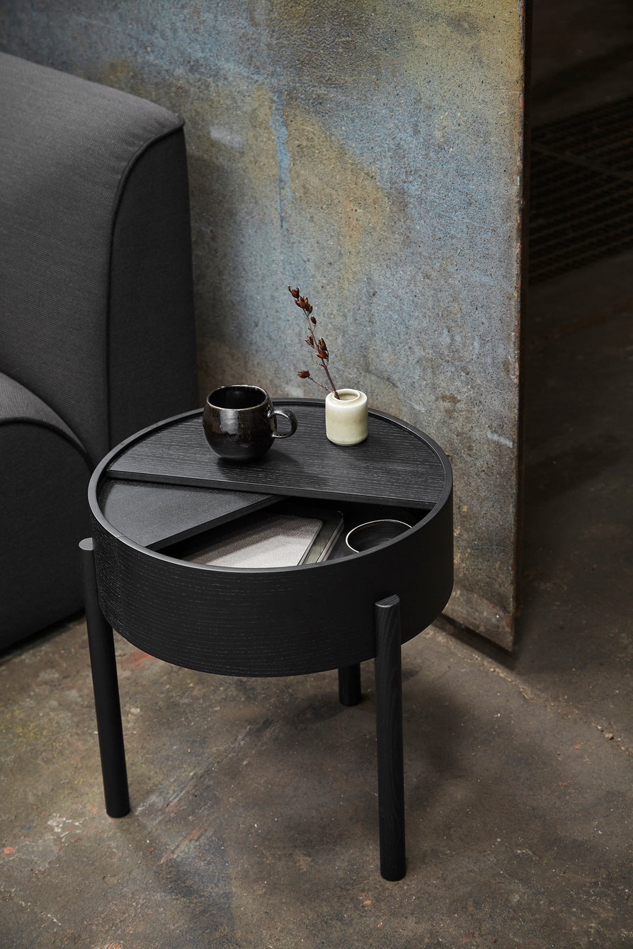 Arc side table (42 cm) - Black
