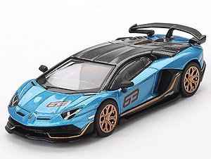 ランボルギーニ アヴェンタドール SVJ 63 ブルーエーギル (右ハンドル