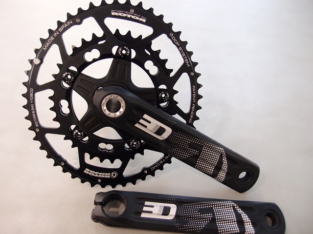 カスタム感あふれる「ROTOR 3D CRANK」