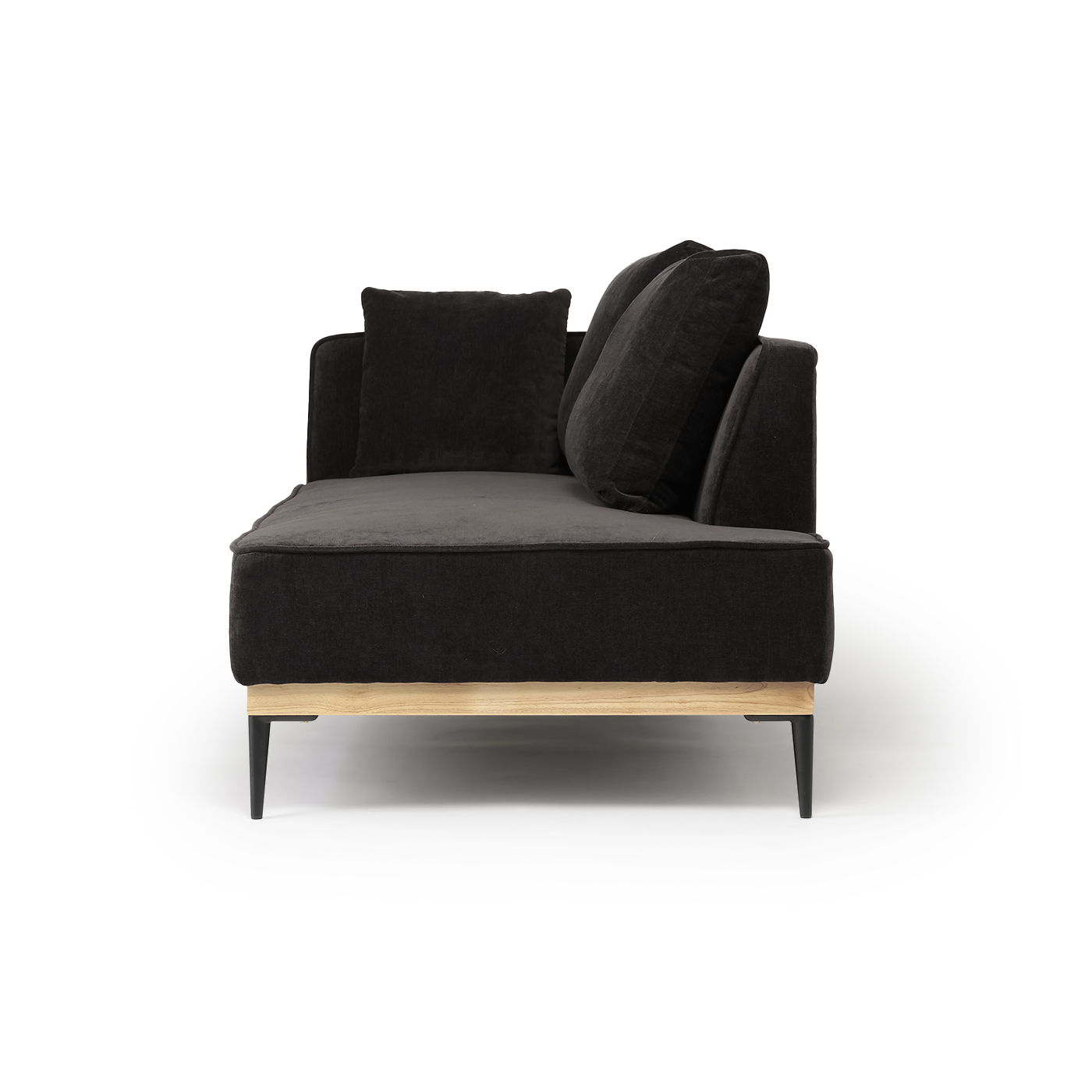 コーナーソファ2点セット NFベル2P左 BK | TWO-ONE STYLEネット