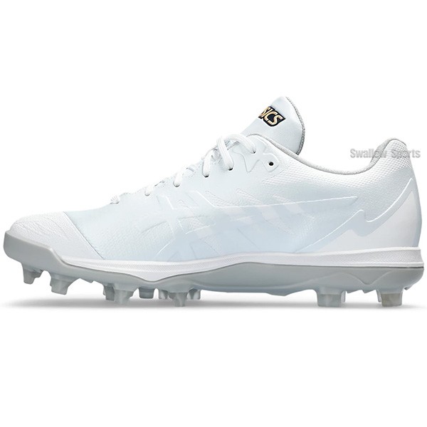 野球 スパイク アシックス 白 ポイント スタッド ベースボール 野球