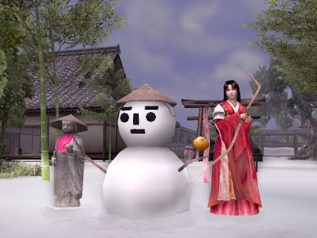 ゆきだるまと遊ぼう，「信長の野望 Online」新雪祭，12月24日より