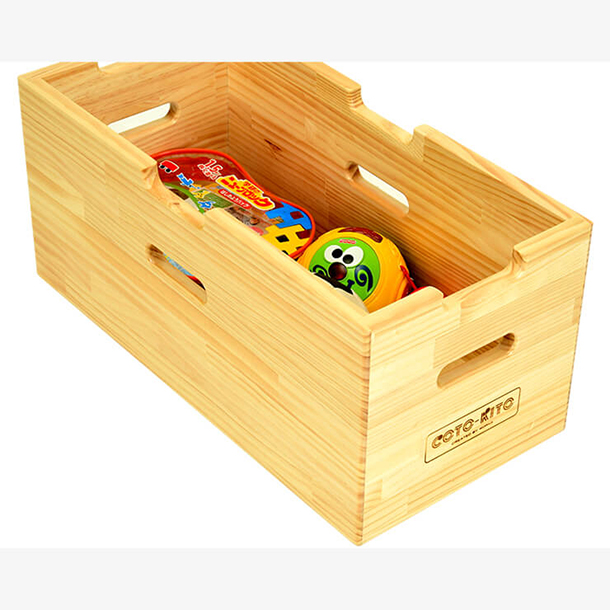 スツール(収納付／M)｜木製キッズコーナー、木製子供家具・キッズ椅子