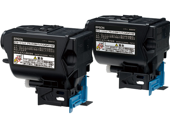 LPC4T11KP エプソン ETカートリッジ ブラック2本パックが33,246円 通販