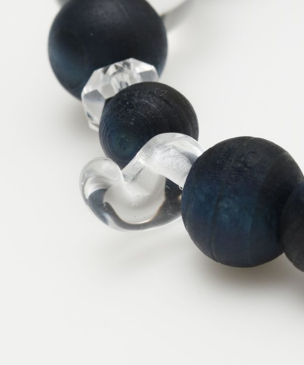 藍檜勝色勾玉ブレスレット【クリスタル】(CRYSTAL): 『岩座(いわくら