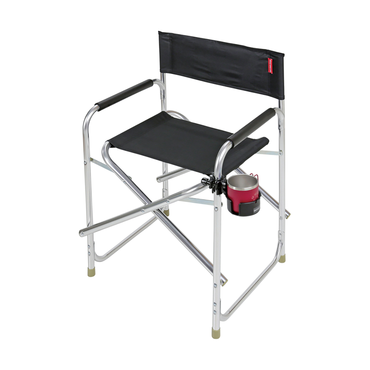 チェア用カップホルダー (ブラック) - アウトドア・キャンプ用品
