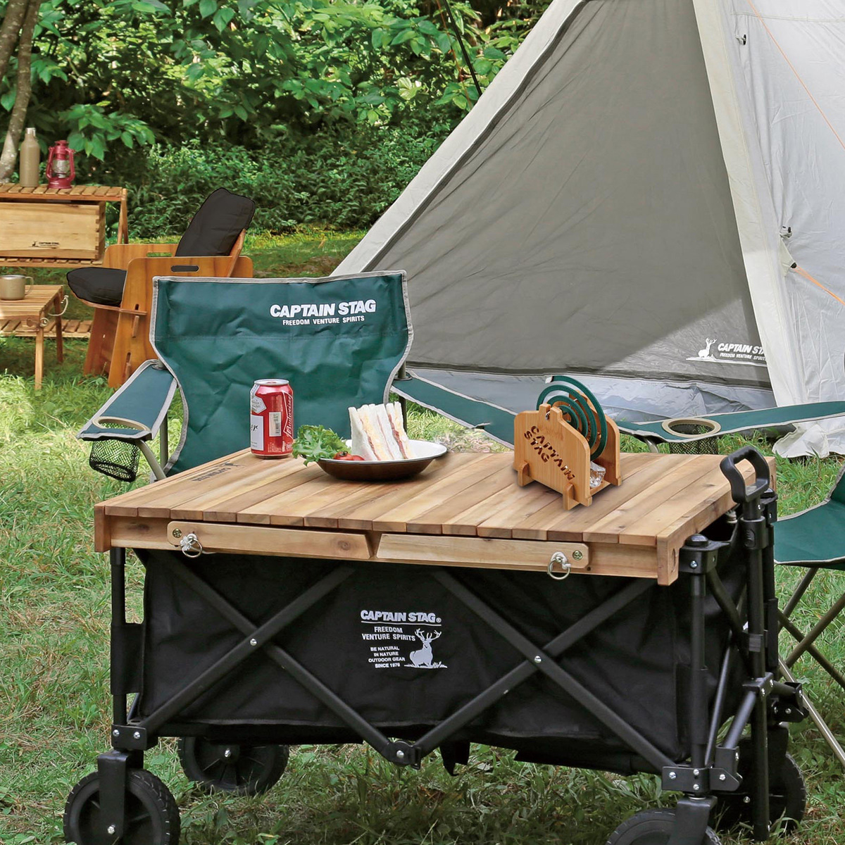 TAKE-WARE CS OD缶型蚊取線香用スタンド - アウトドア・キャンプ用品