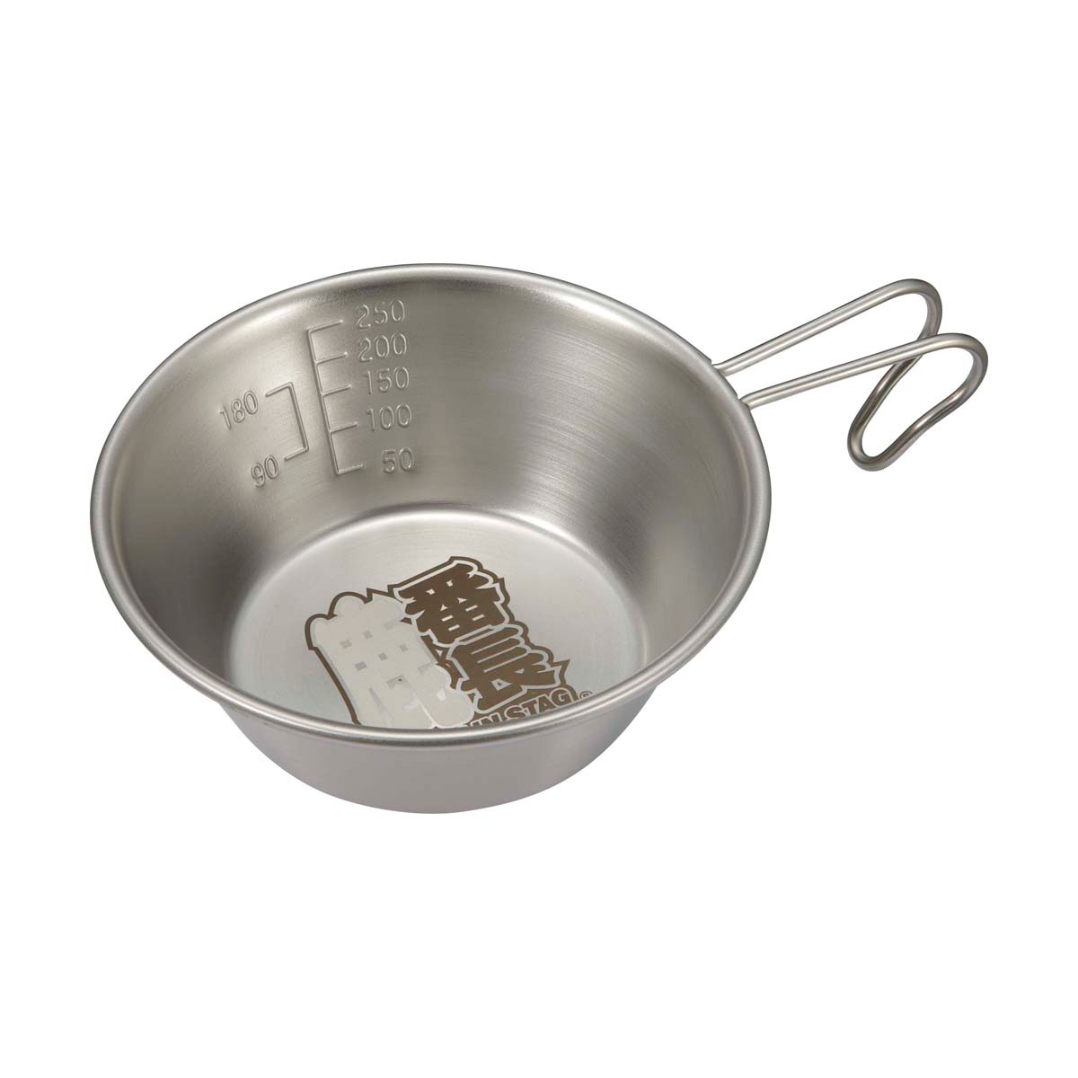 鹿番長 ステンレスシェラカップ320ml - アウトドア・キャンプ用品