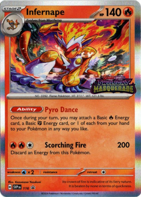 ゴウカザル 海外版 英語版 プレリリース プロモ Infernape - SVP116