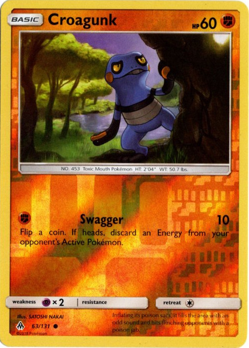 グレッグル 海外版 英語版 リバホロ Croagunk - 63/131 -【Card Chicken】