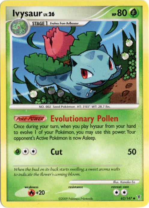 フシギソウ 海外版 英語版 Ivysaur - 62/147 -【Card Chicken】