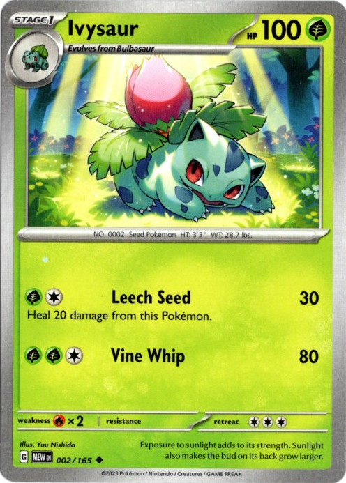 フシギソウ 海外版 英語版 Ivysaur - 002/165 -【Card Chicken】
