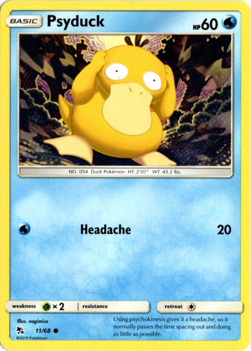 コダック 海外版 英語版 Psyduck - 11/68 -【Card Chicken】