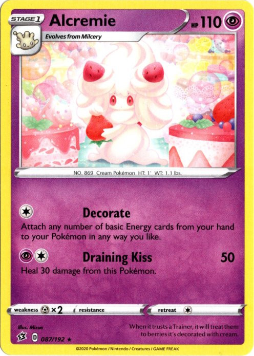 マホイップ 海外版 英語版 Alcremie - 087/192 -【Card Chicken】