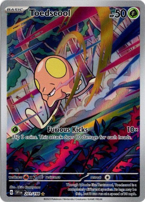 ノノクラゲ AR 海外版 英語版 Toedscool - 201/198 -【Card Chicken】