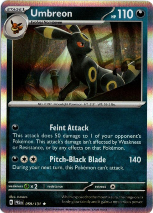 ブラッキー 海外版 英語版 Umbreon - 059/131 -【Card Chicken】