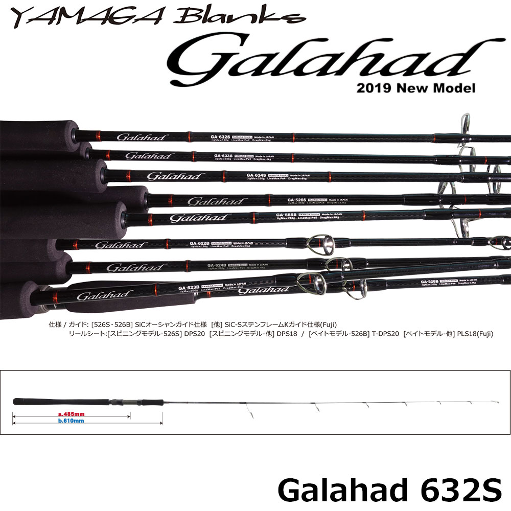 ヤマガブランクス(YAMAGA Branks) ギャラハド(Galahad) 632S