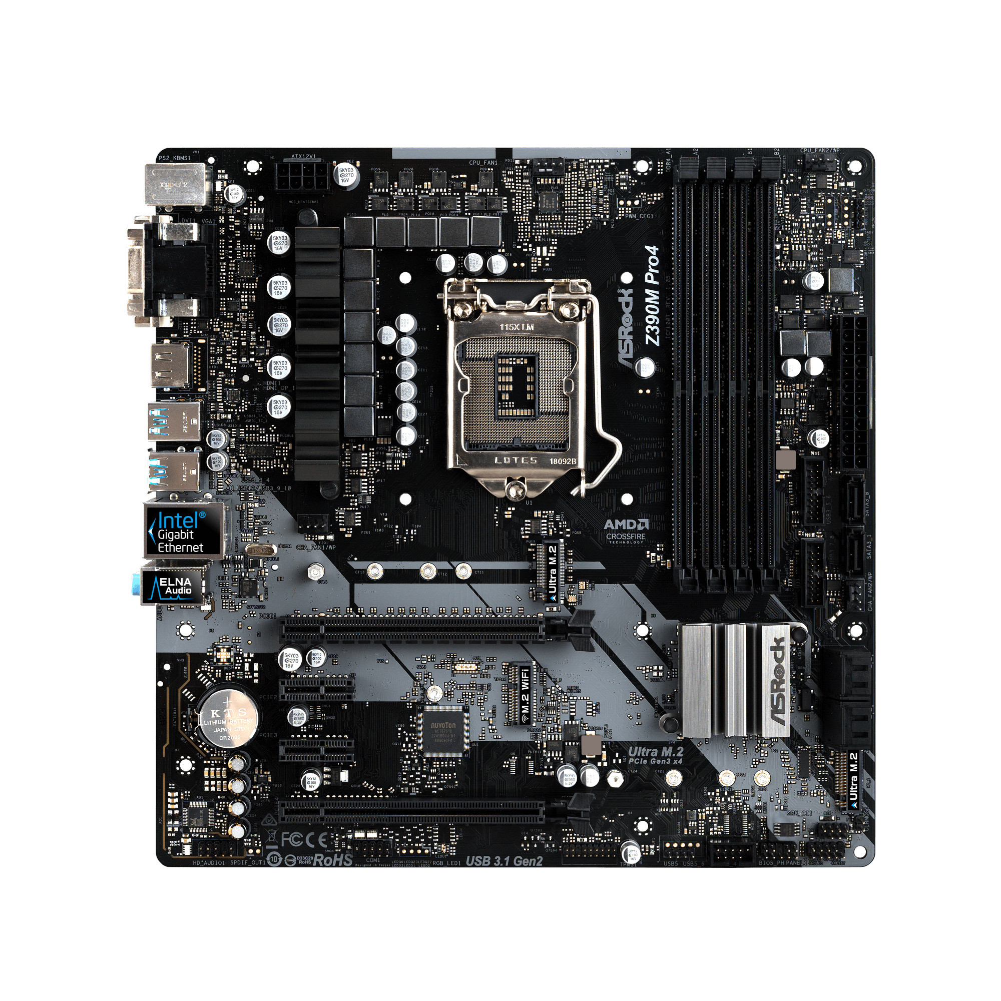 Z390M Pro4 | ASRock(アスロック) LGA1151 Intel Z390 Micro ATX
