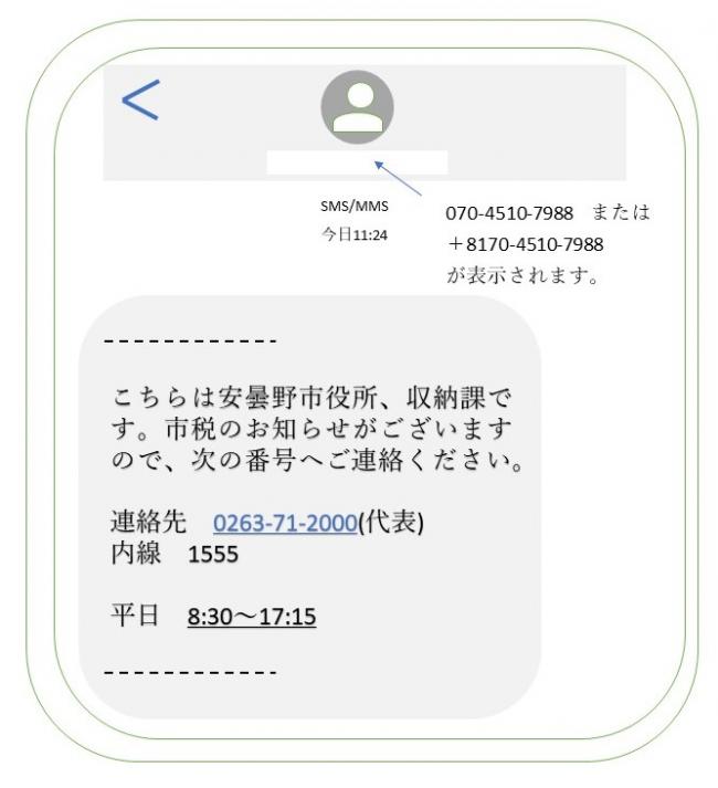 SMS（ショートメッセージサービス）を活用した納税のお知らせを行い