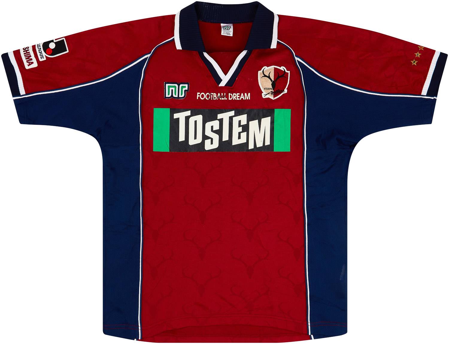 2001 Kashima Antlers Signed Home Shirt - 6/10 - (L)
