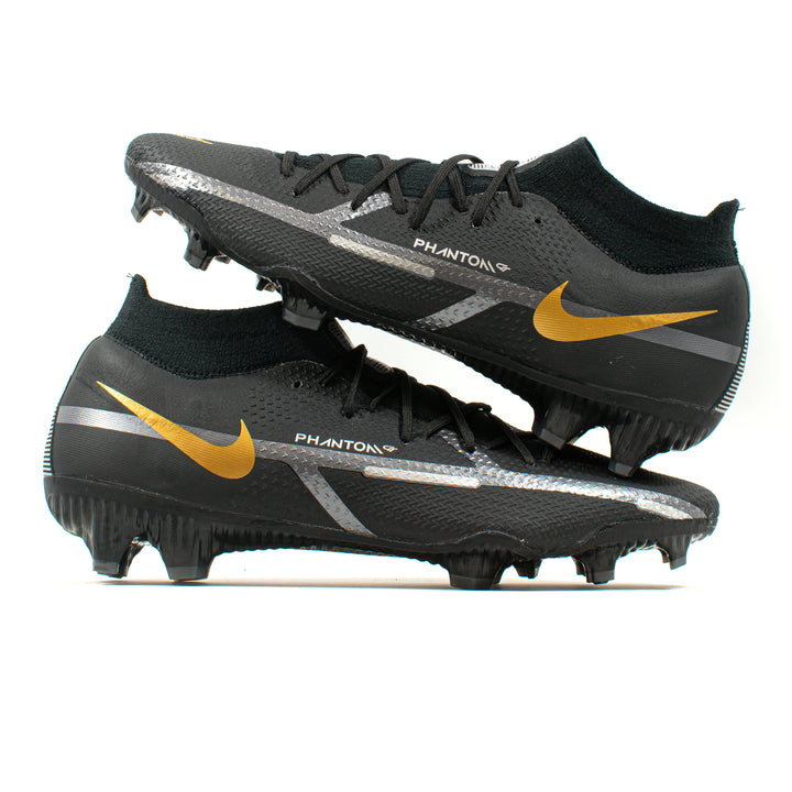 Nike Phantom GT2 Pro DF Black Gold FG – Classic Soccer Cleats