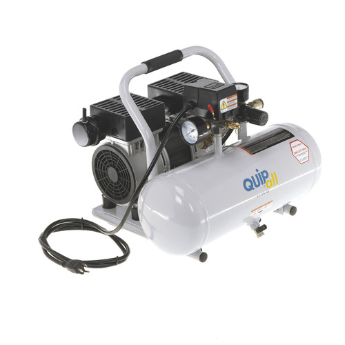 Quipall 1 HP 2 Gallon Oil-Free Hotdog Air Compressor