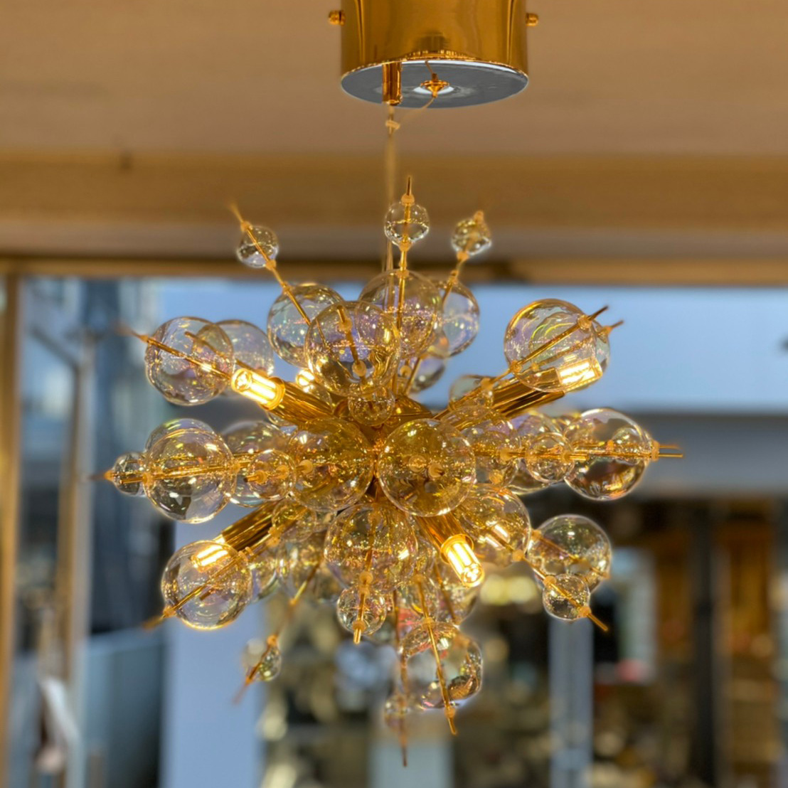 照明/多灯ペンダントライト バブルシャンデリア「BALLON(バロン) mini