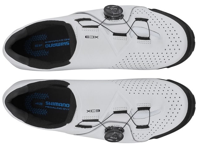 シマノ XC3（SH-XC300）ホワイト SPD MTBシューズ【ワイド】特価品