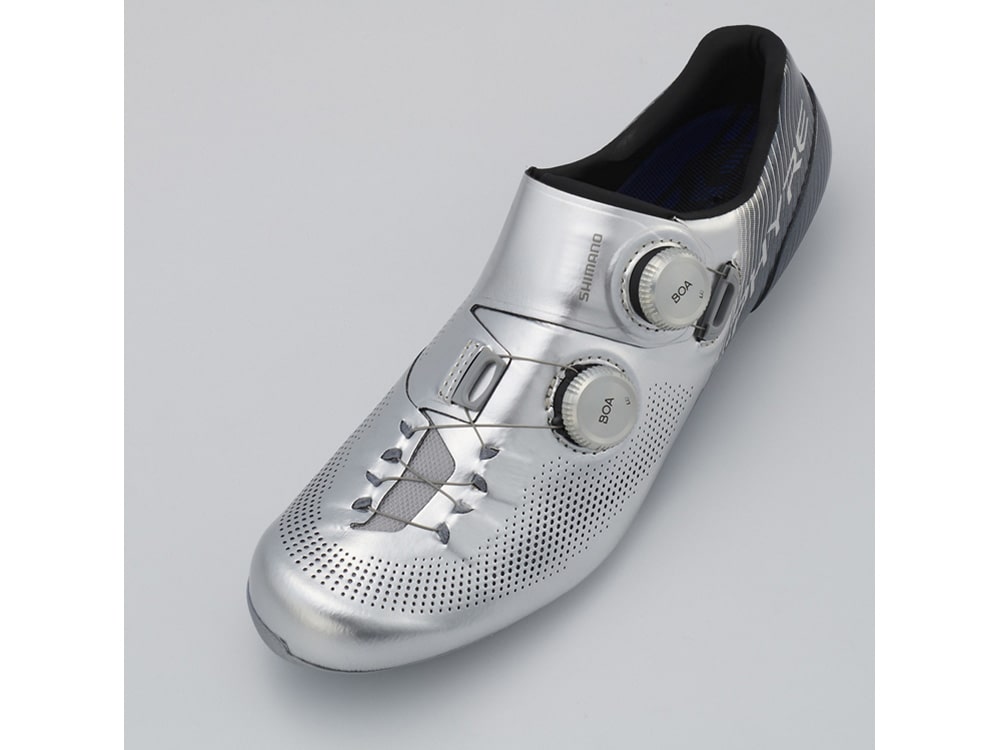 シマノ RC9S（SH-RC903S）シルバー SPD-SL ロードシューズ【ワイド