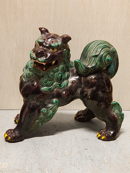 ブロンズ製 獅子の置物 獅子と子獅子のブロンズ彫刻 ※3/20まで - メルカリ