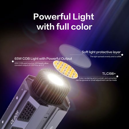 Colbor CL60R 65W RGB COB LED Video Light CL60R - Adorama