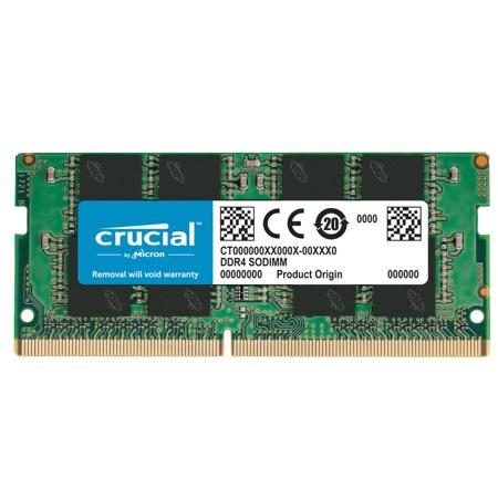 Crucial 8GB 3200 MT/s 288-Pin DDR4 SDRAM UDIMM PC4-25600 Memory Module