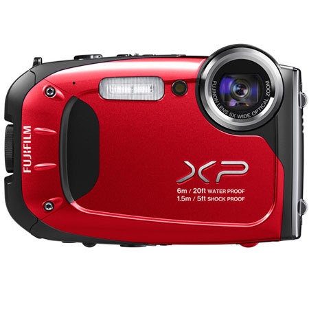 Fujifilm FinePix XP60 Waterproof Digital Camera, Red - Adorama