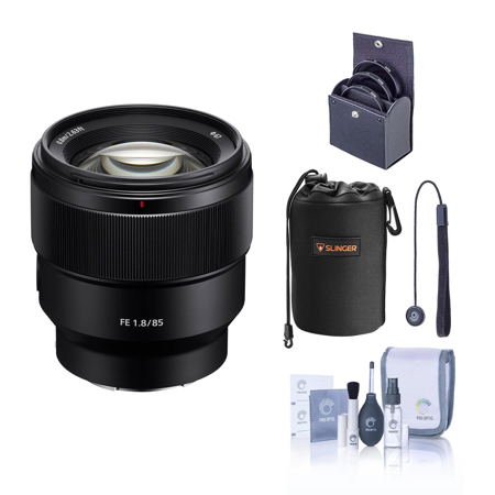 Sony FE 85mm f/1.8 Lens for Sony E with Accessories Kit SEL85F18/2 A