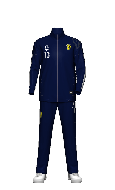 名護高校女子サッカー部選手 移動着 ジャージ