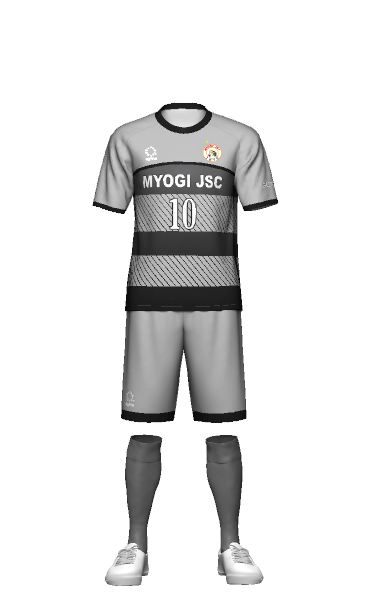 妙義JSC GK Home サッカー・フットサル グレーのカスタムユニフォーム