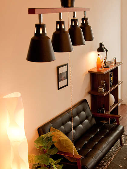 4灯シーリングライト manis〔マニス〕プルチェーンタイプ | 家具