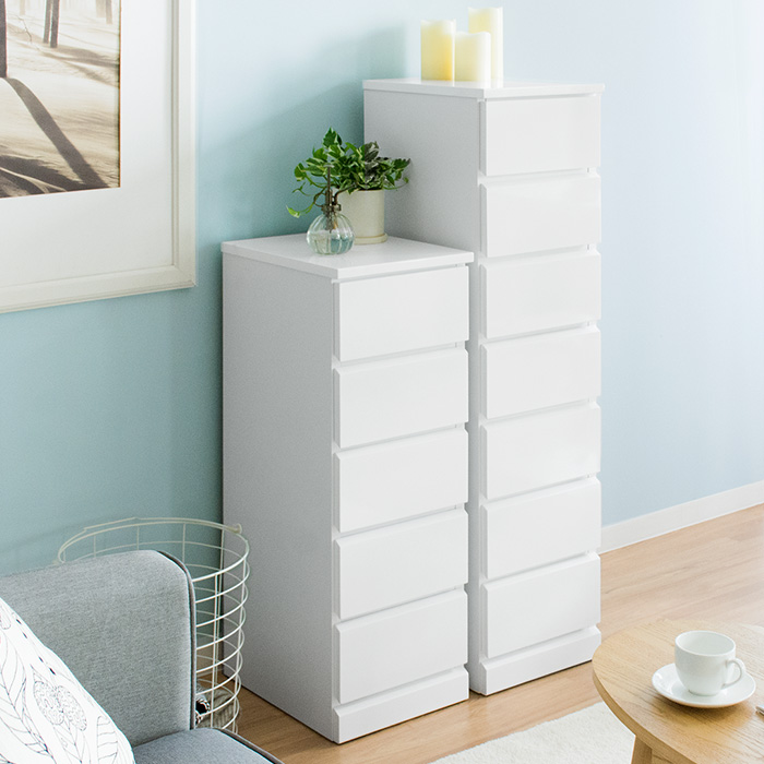 SHINE SLIM Chest〔シャイン スリムチェスト〕 5段タイプ | 家具